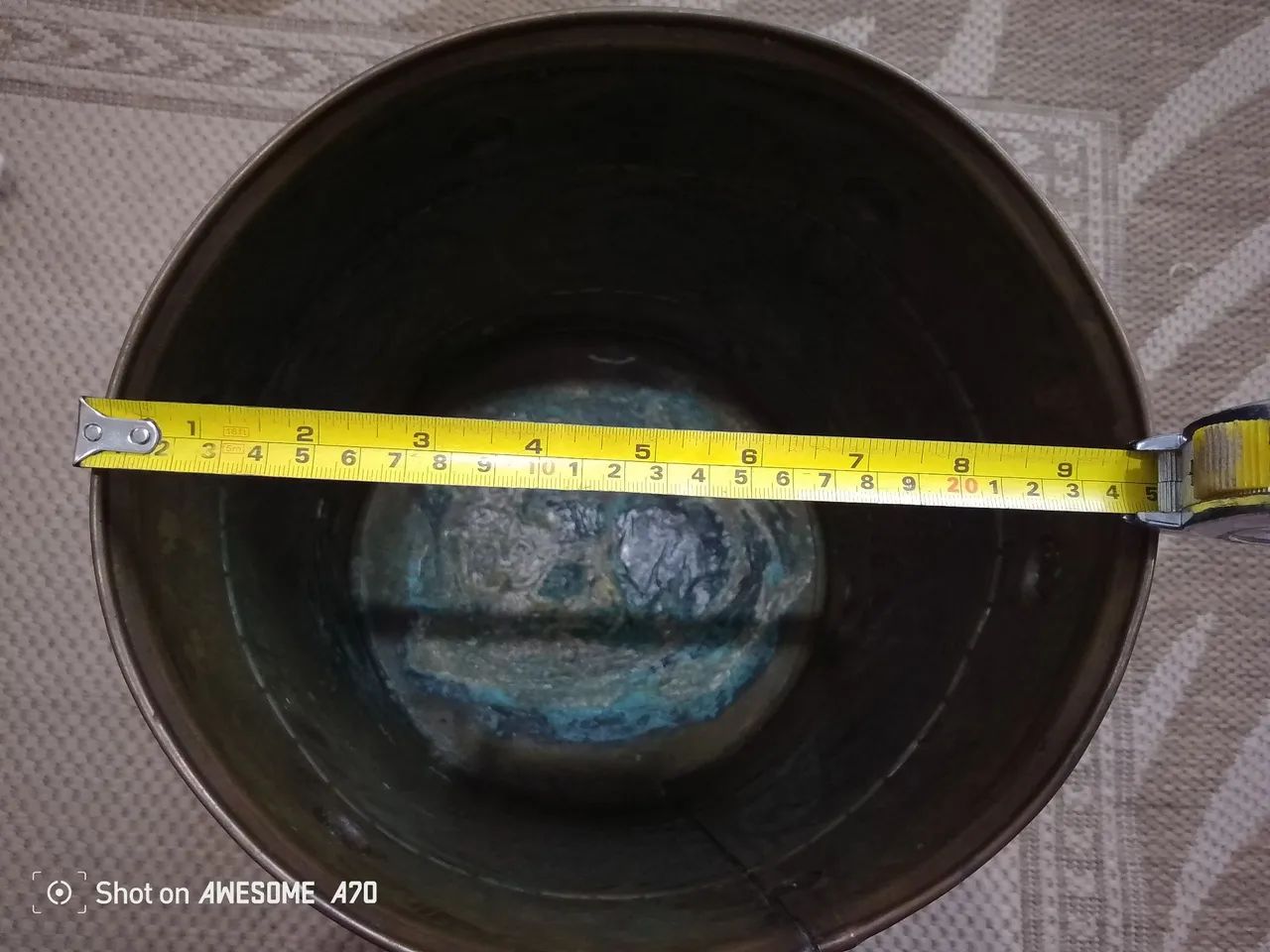 Balde decorativo em latão  - Foto 3