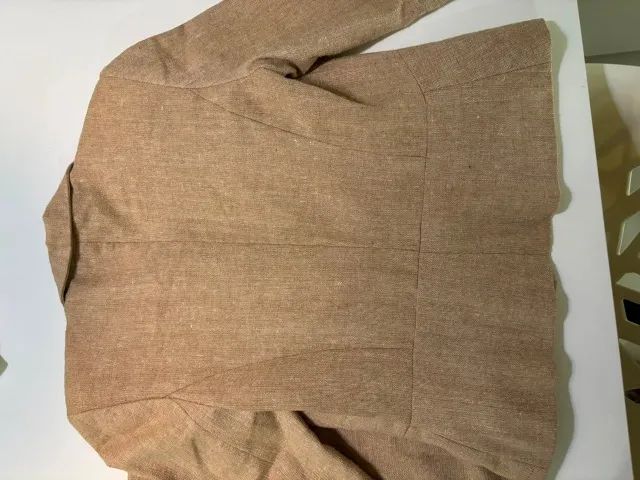 terninho vintage blazer e saia makenji bege  - Foto 3