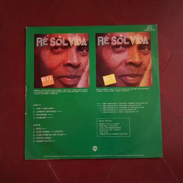 LP Vinil Gilberto Gil - Ré Sol Vida - Coletânea Original - Foto 3