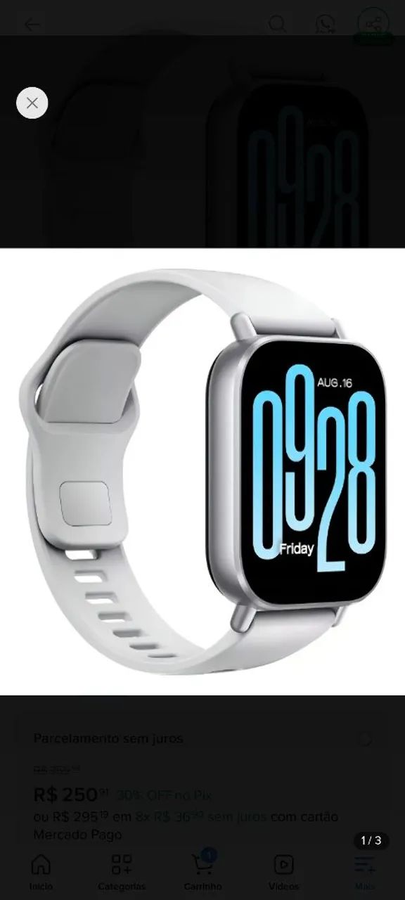 [defeito touchscreen] Smartwatch Redmi Watch 5 Active  - Foto 3