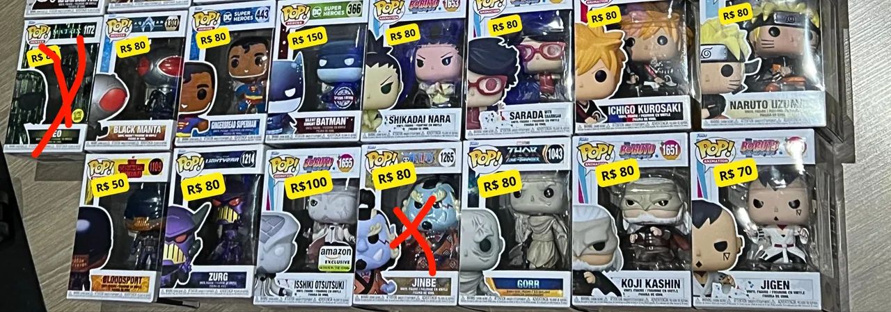 Funko Pop Marvel Naruto Boruto Bleack One Piece DC Stranger Things - Foto 2