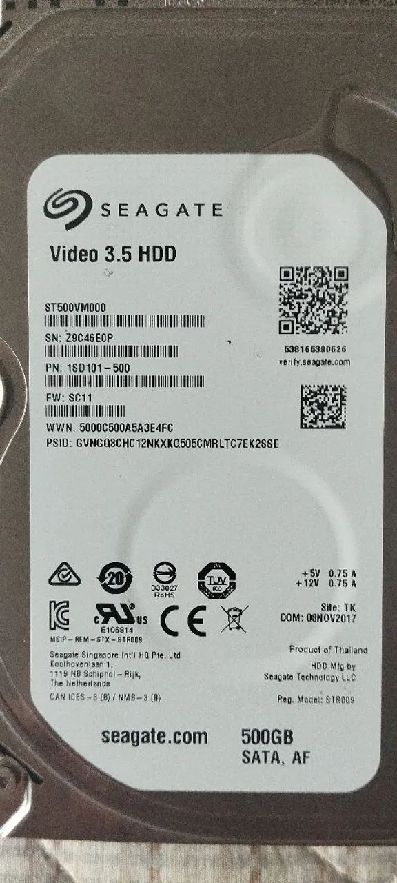 HD Seagate ST500VM000 original para DVR - Foto 4