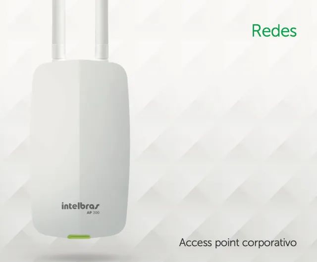 Wireless AP Intelbras Ap300 2 Antenas  - Usado