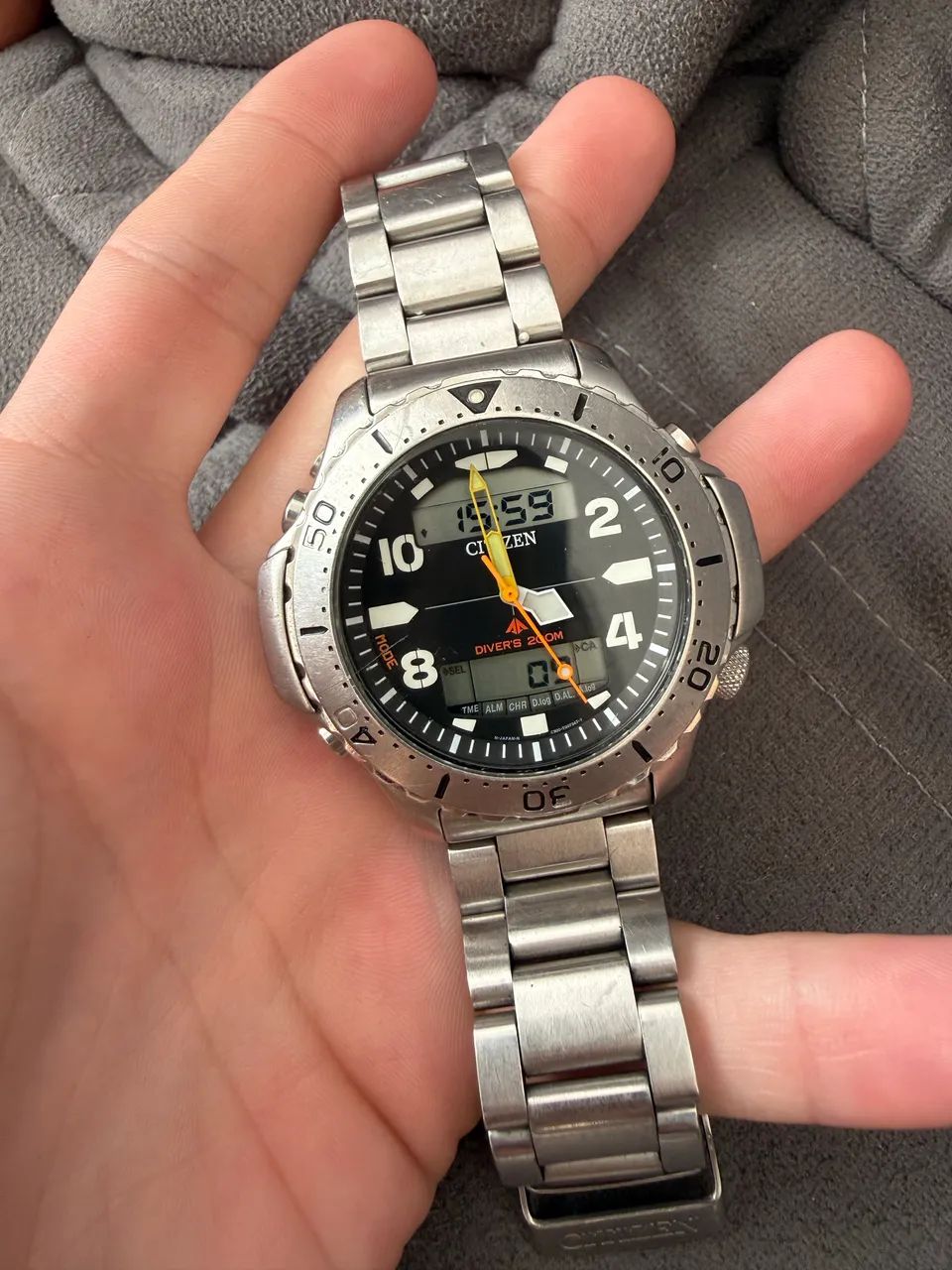CITIZEN AQUAMUND ZERO TUDO ON 