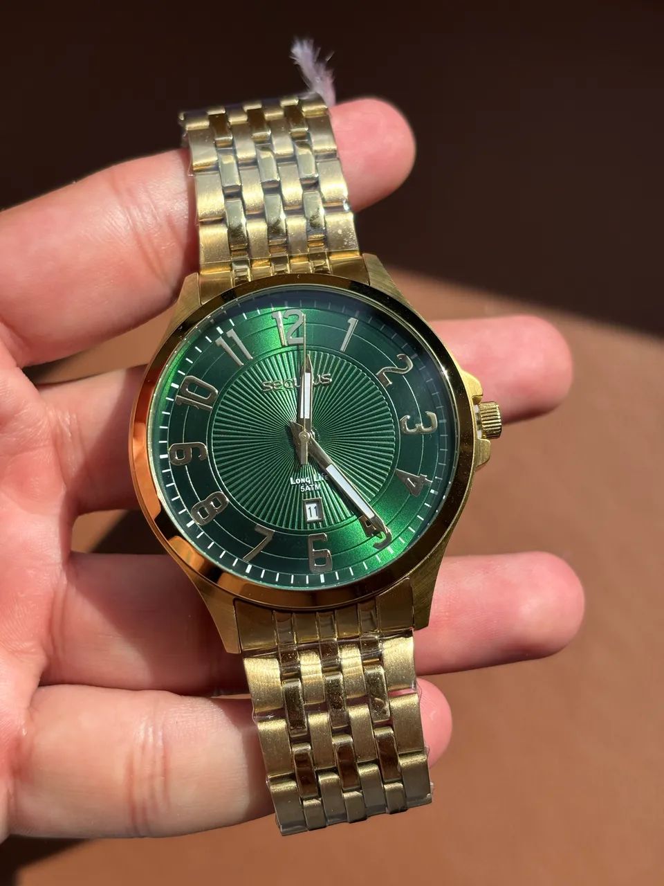 Relógio Seculus/ Dourado 