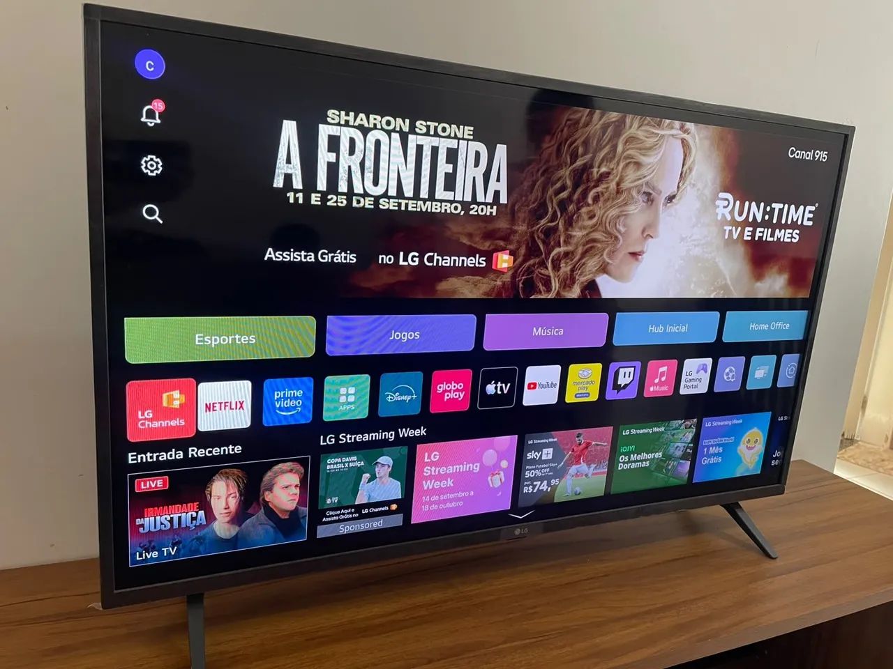 Vendo uma SMART TV 43 NOVA  - Foto 3