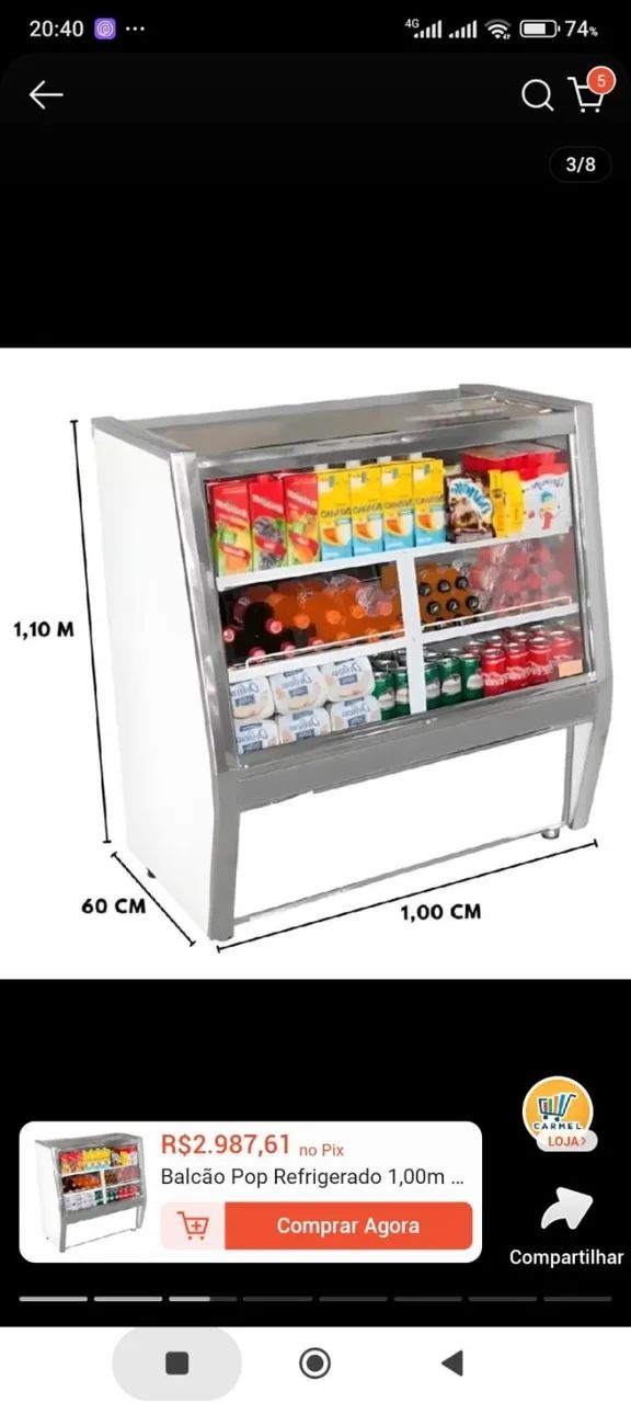 Balcão refrigerado  - Foto 5