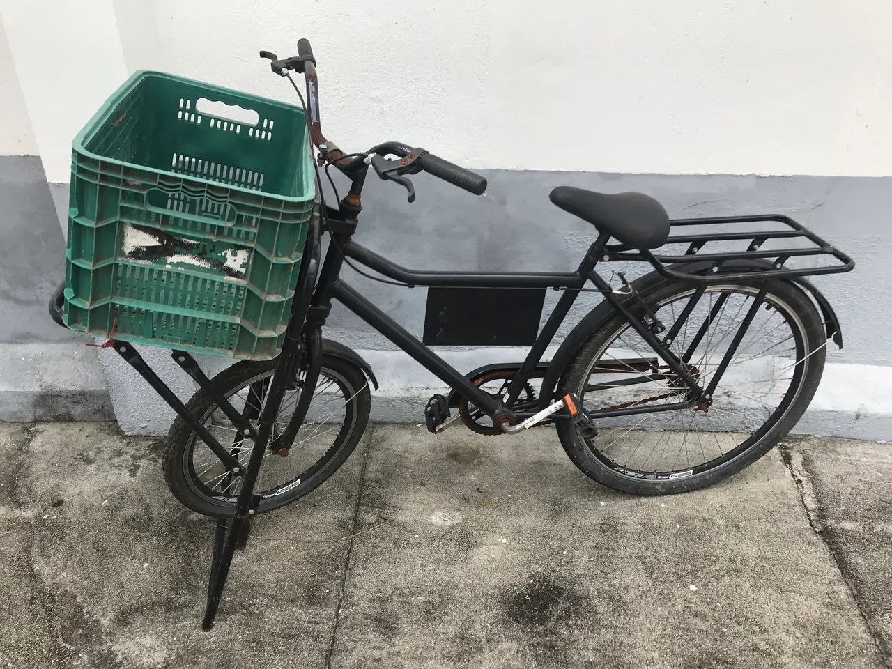 Bicicleta de carga.