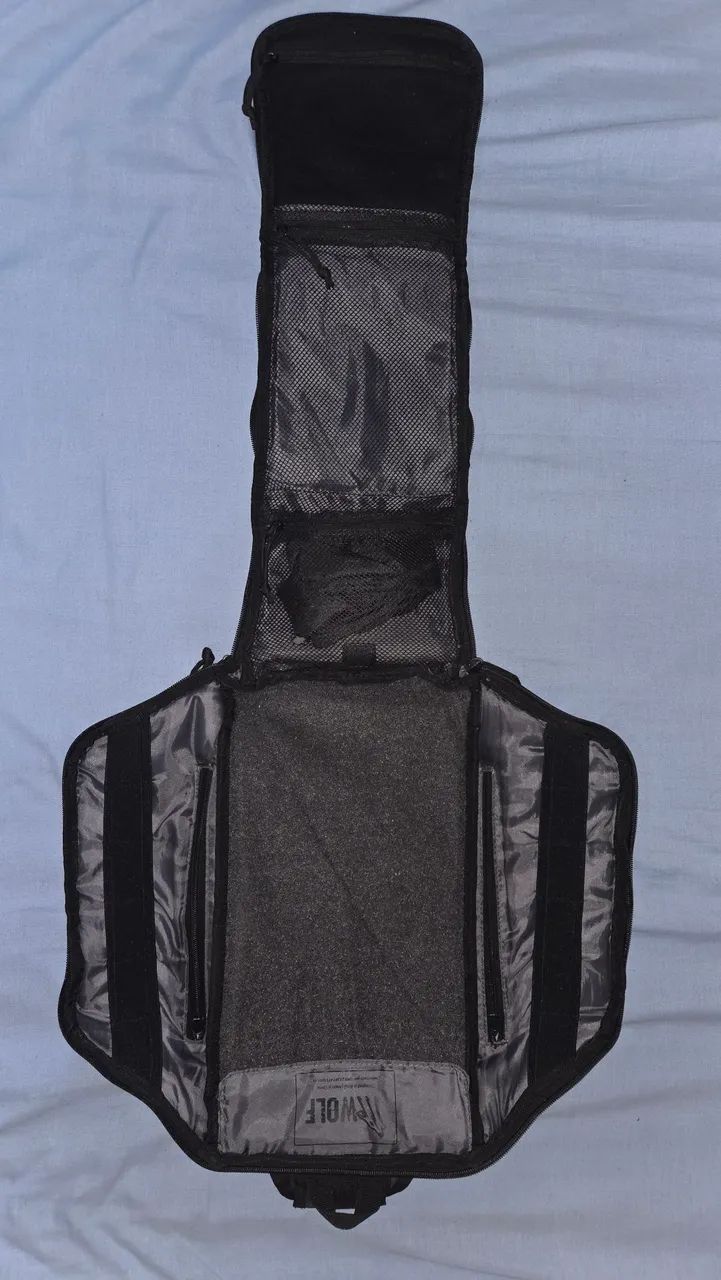 Mochila Transversal Wolf Attack - 9MM Double Black - Foto 4