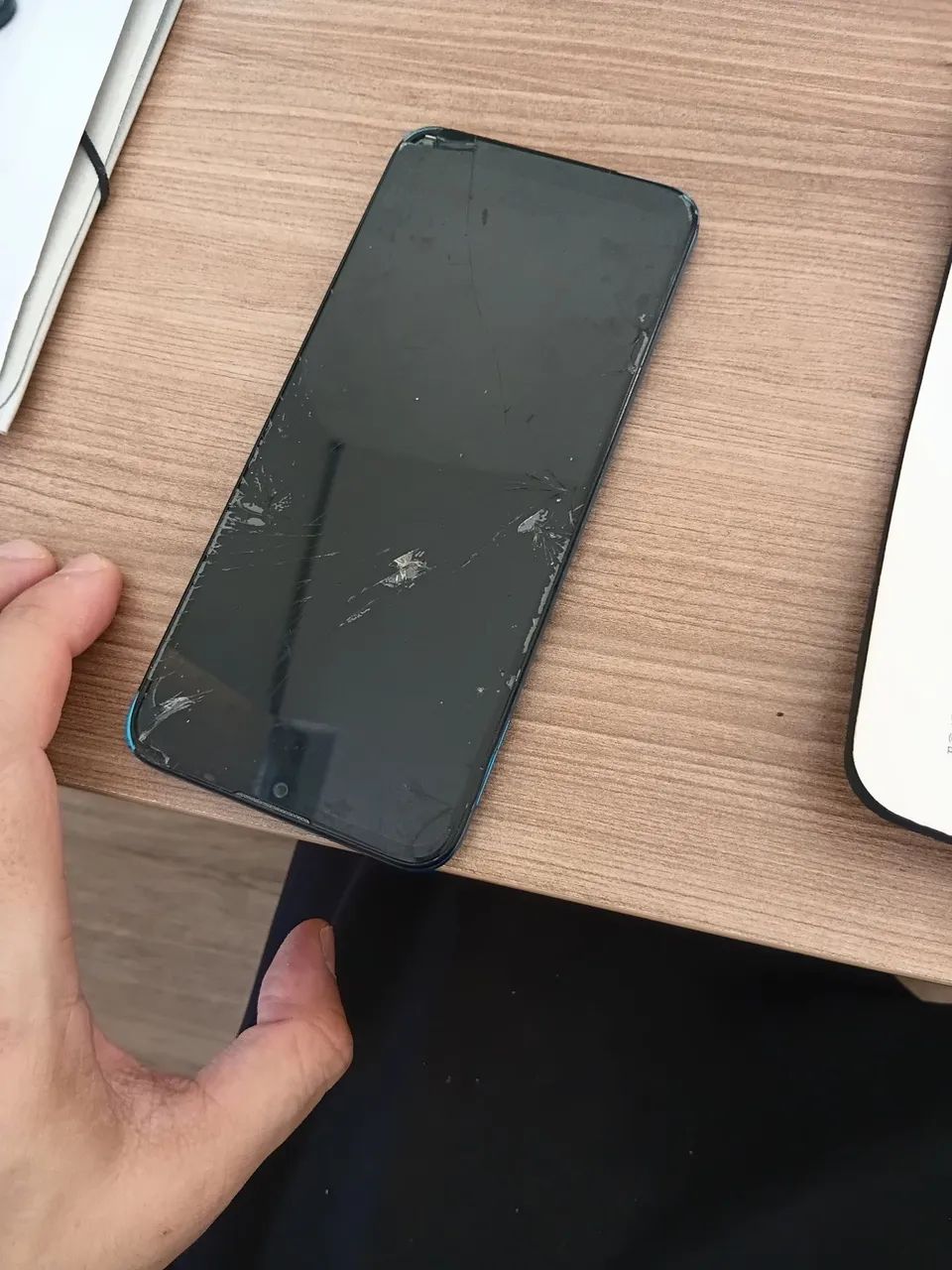 Motorola e7 power tela e display quebrado 