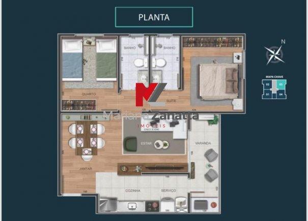 VIEW RESIDENCE - Apartamento em Lançamentos no bairro Jardim Firenze - Santa Bár... - Foto 4