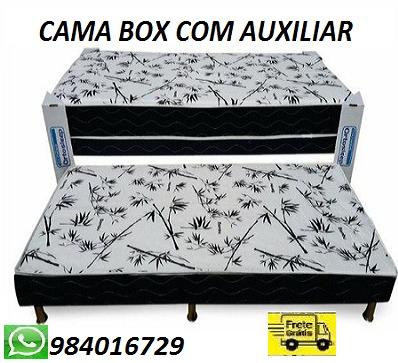 Faça Seu Pedido e Receba No Mesmo Dia Cama Box Com Auxiliar Nova Apenas 599,00