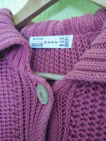 Casaco de frio tricô ZARA -EUA 55,00 - Foto 2