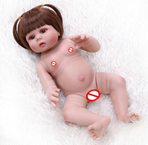 Boneca Reborn Bebê Coelinha toda de Silicone - Foto 4