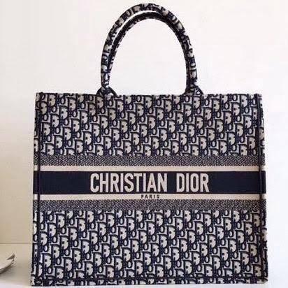 Bolsa Book Tote Praia Bordada Christian Dior novo - Foto 2