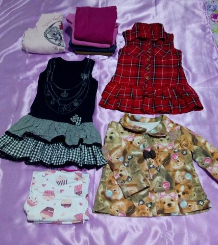 Lotinho de roupa menina 2/3 anos - Foto 2
