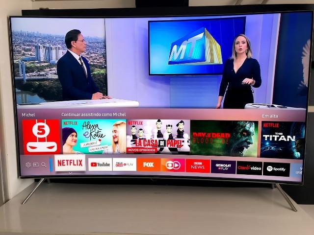 Premium TV - SmartTv 55? SUHD 4K Hdr Premium Tela Curva Samsung
