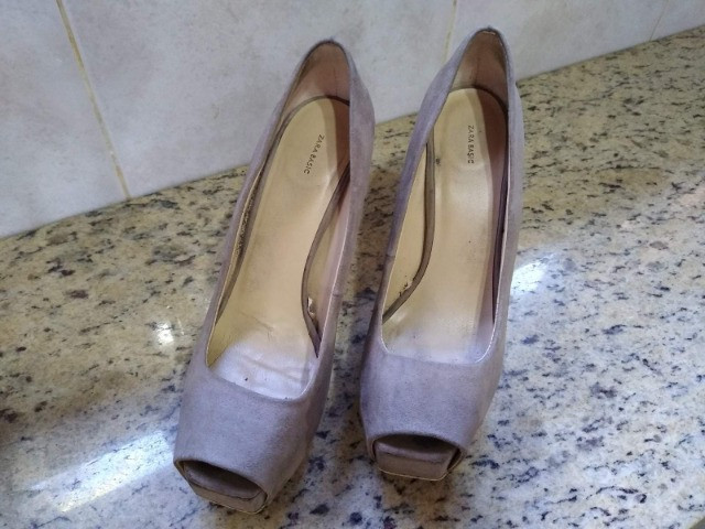 Sandália Salto Zara Basic - Foto 6