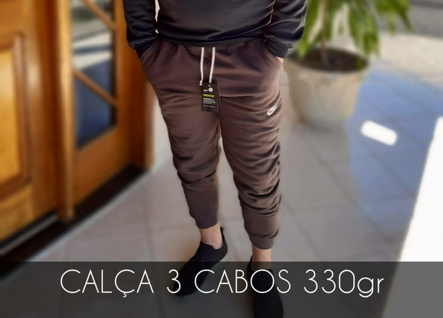 Calça Moletom pelúcias 3 cabos - Foto 2