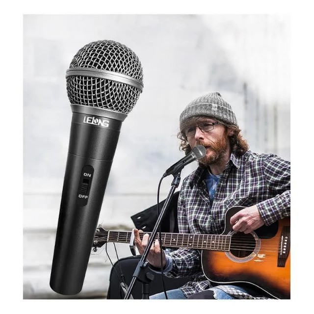 Microfone Profissional Dinâmico Com Cabo 5m Le-903 - 381 - Foto 4