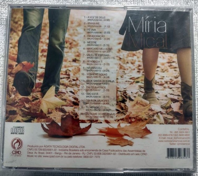 Cd Cristão Valeu Te Esperar, Com Míria Mical - Foto 2