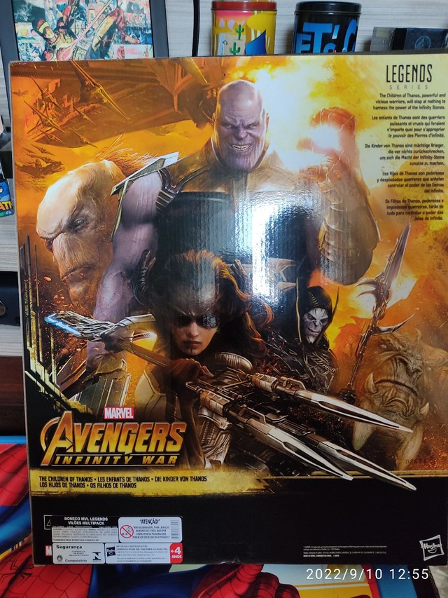 Ordem Negra Thanos Vingadores- Avengers - Lacrado