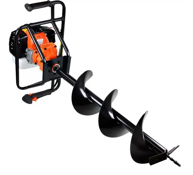Perfurador de solo 52cc com broca 80x,15 cm