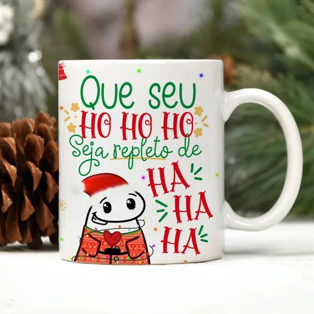 Caneca de porcelana Natalino - Foto 3
