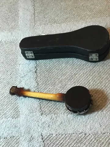 Banjo em miniatura adorno musical - Foto 2