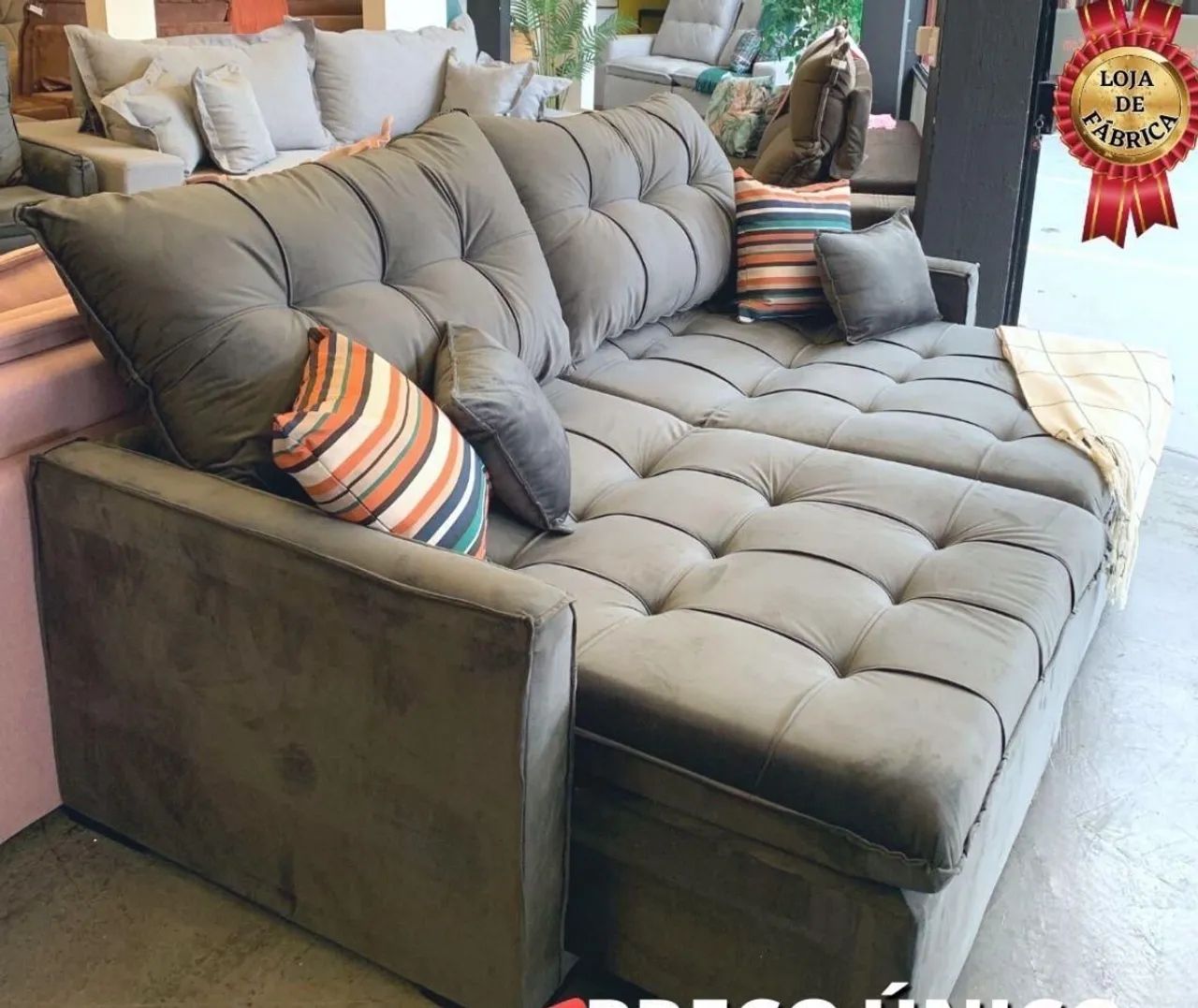 Sofa Retratil Reclinável New York 2,00 mts - Foto 4