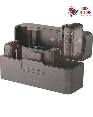 Microfone Dji Mic 2 (2 TX + 1 RX + Charging Case) (Novo/Lacrado) - Foto 4