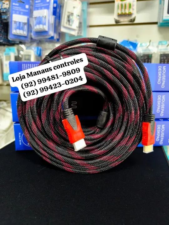 Cabo HDMI para Câmera de 20 Metros - Alta Qualidade