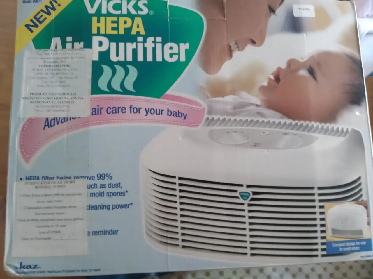 Purificador de ar  Vicks -Hepa . 110V - Foto 5