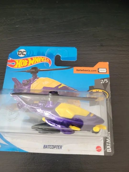 Hot Wheels - Batcopter Amarelo - GHF75