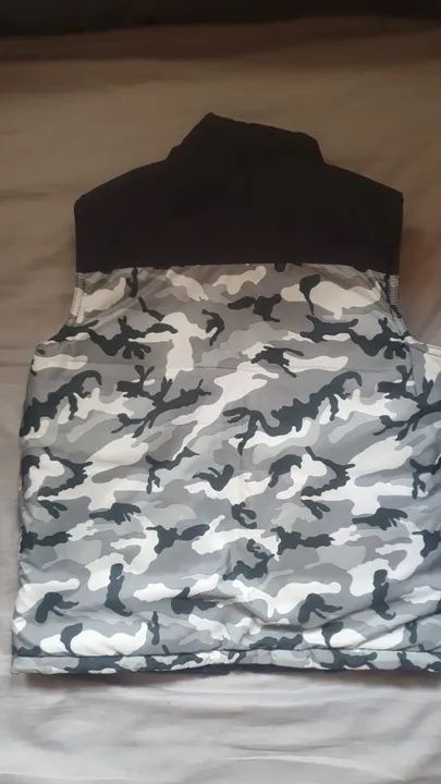 Colete dupla face, Infantil Camuflado - Foto 2