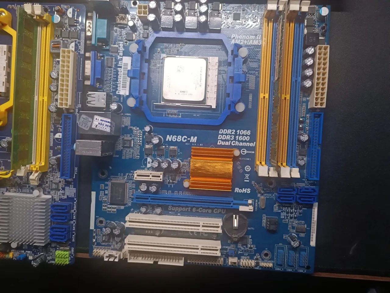 Kit duas placas mãe Am3 , AM2+ - Foto 4