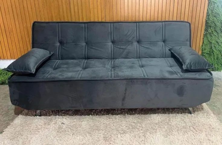 sofá com espuma d33 tecido veludo - Foto 2