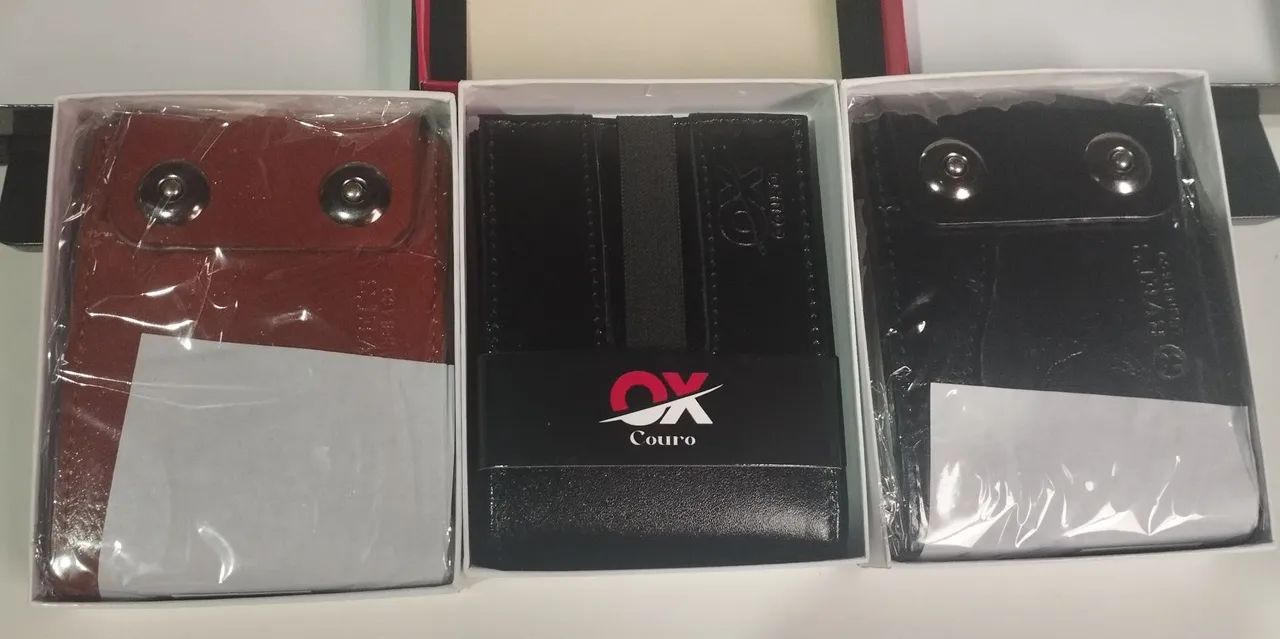 Carteira de Bolso Bolsa carteira  preta marrom