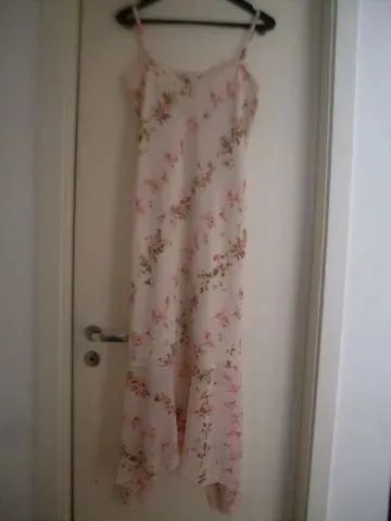 Vestido chiffon midi