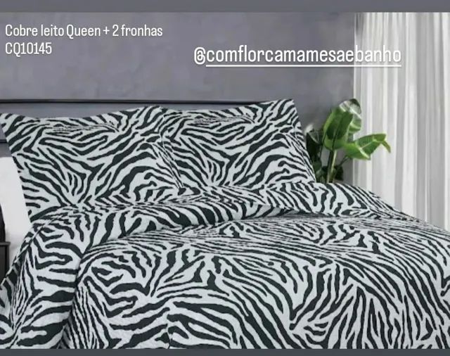 Cobreleito Cama Queen + 2 Fronhas - Entrega Grátis  - Foto 2