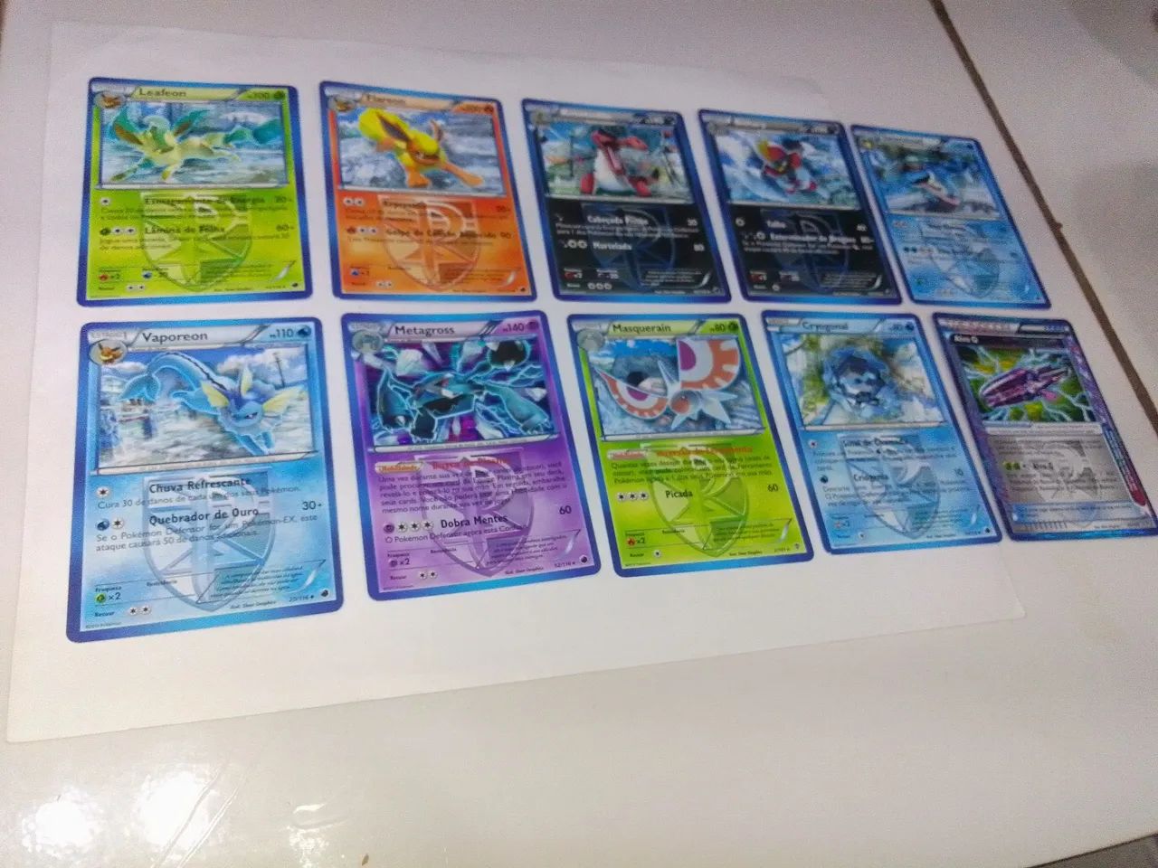 Lote de cartas pokémon original 10 unidades pra coleção 