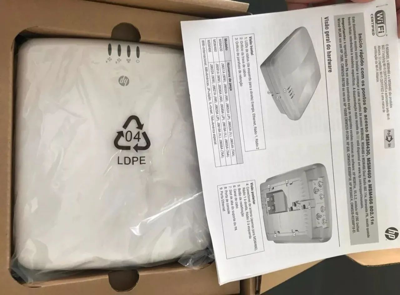J9621A - HP - Access Point MSM 466 Dual 802.11N - Foto 3
