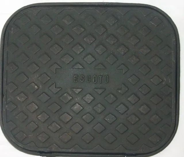 Tampa Retangular 50x60cm de Ferro Fundido  - Foto 2