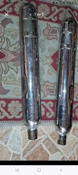 HARLEY DAVIDSON  Escapamentos Cromados para Moto