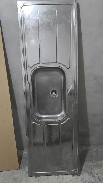 Pia inox 1.80 M  com torneira de bancada  - Foto 3