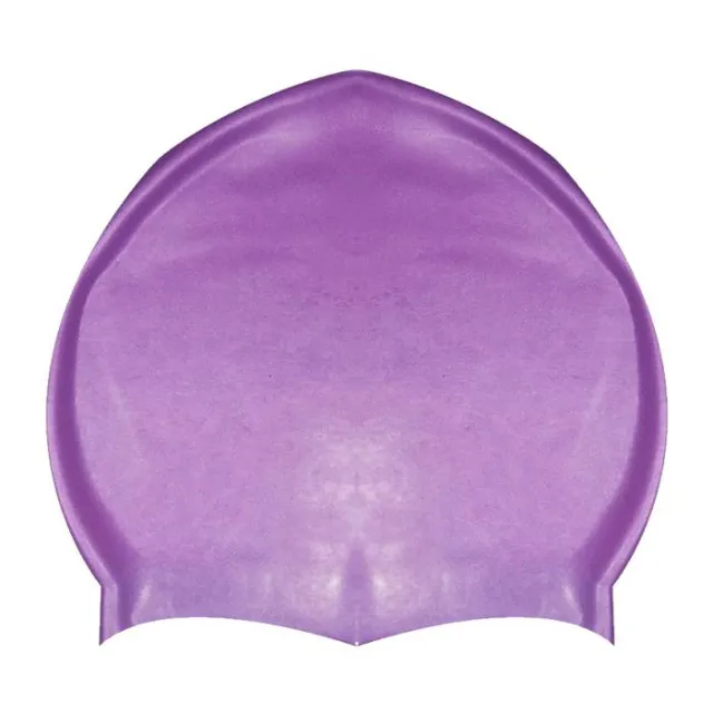 touca de natação silicone sun way elp0521 profissional-roxo