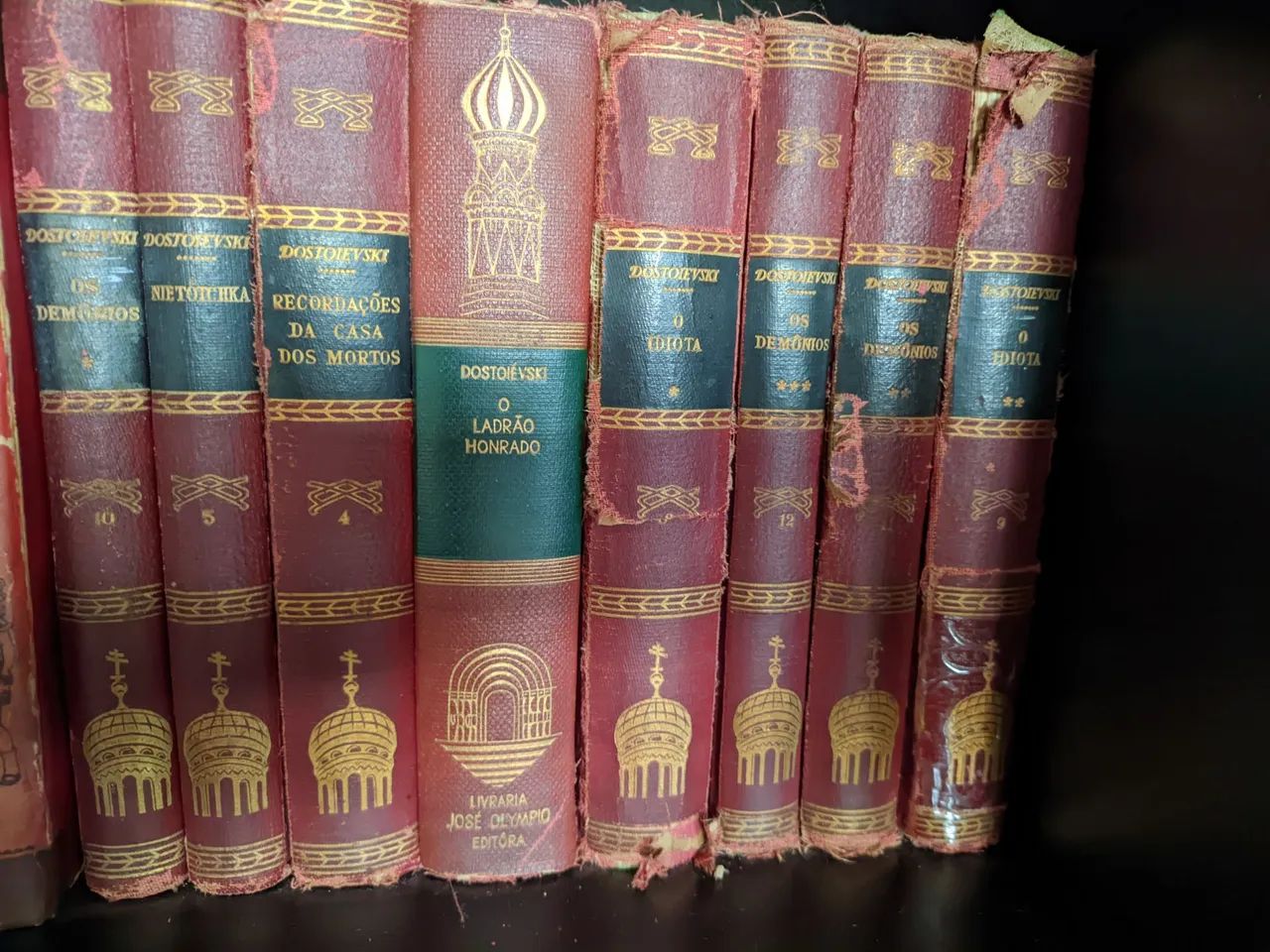 Coleção de Livros - Dostoievski José Olympio 