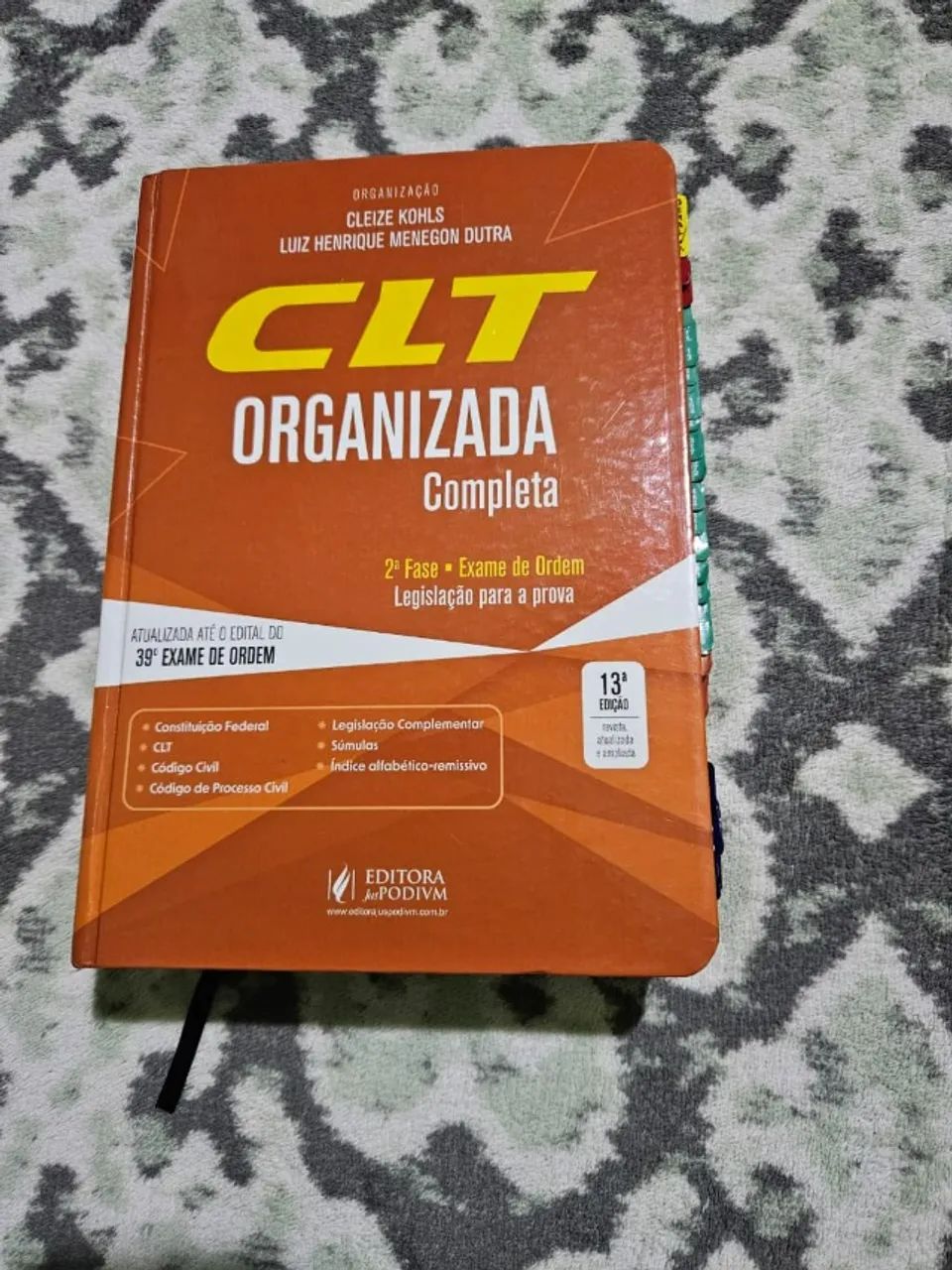 Complete Organized CLT by JusPODIVM, 13th Edition – Ideal for Studying and Using in the OAB Exam64739262766851120