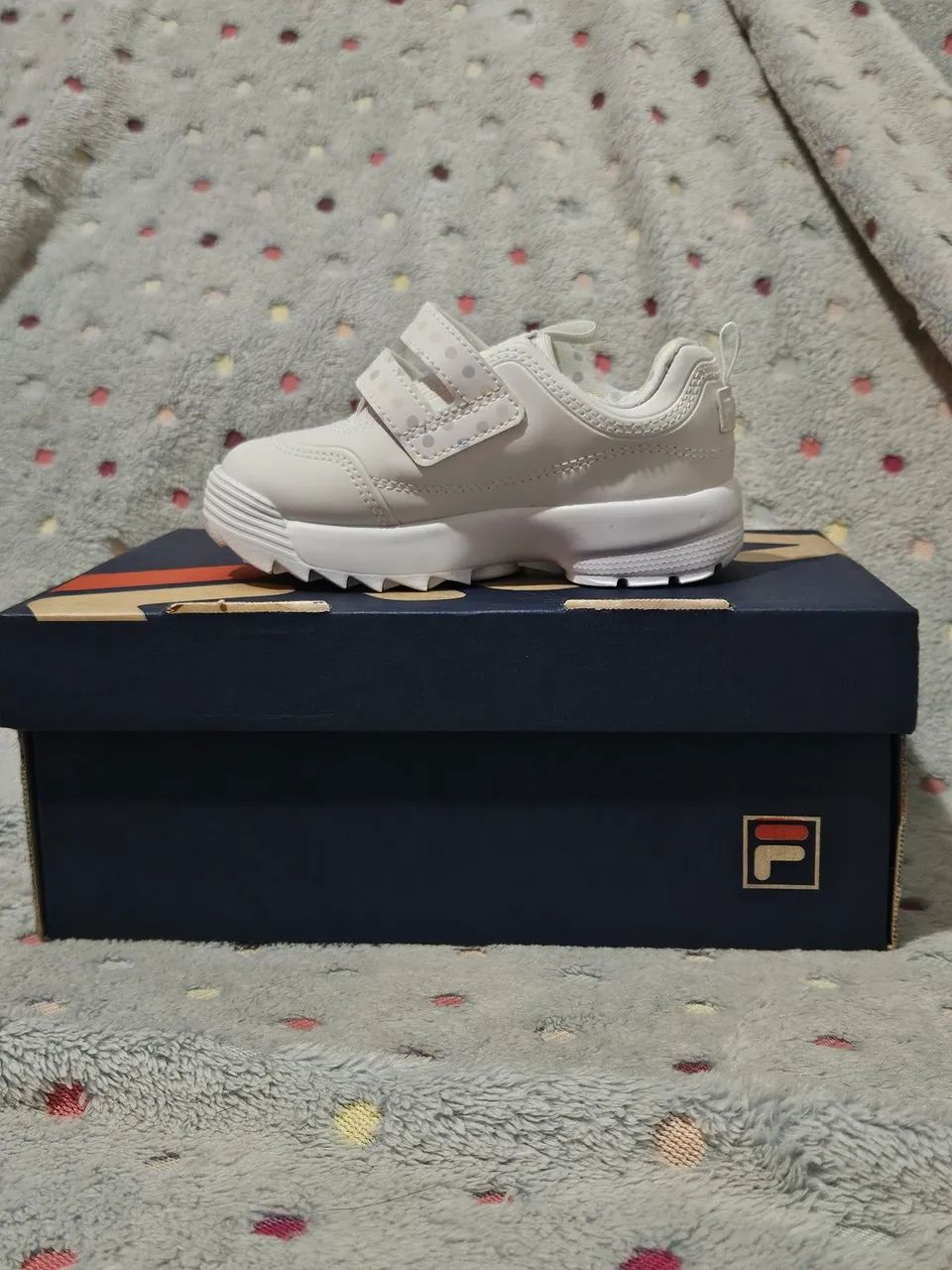 Tênis Infantil Fila Disruptor VlC Branco - Foto 3