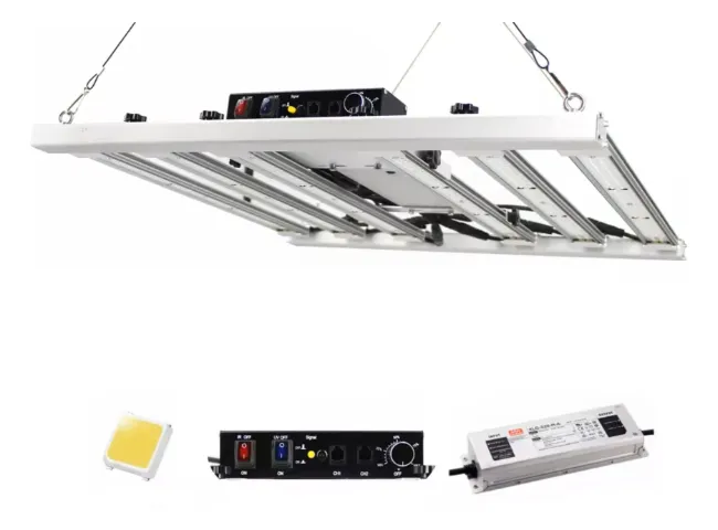 LED Quantum Bar 320w Samsung LM301H Evo com IR e UV
